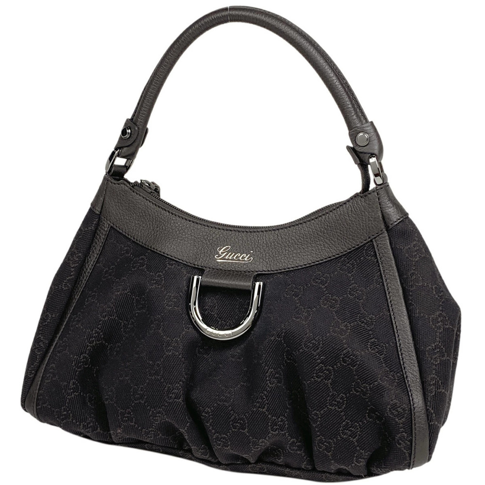 Gucci GG shoulder bag Ay logo One Shoulder Hobo handbag canvas brown